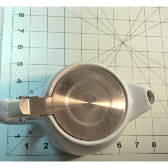 Alfred Ceramic Stainless Steel Teapot Blue Cherry Blossom 20 oz - Picture 7 of 10